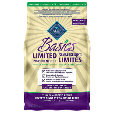 Blue Buffalo® Basics™ Senior Dry Cat Food - Grain Free, Turkey